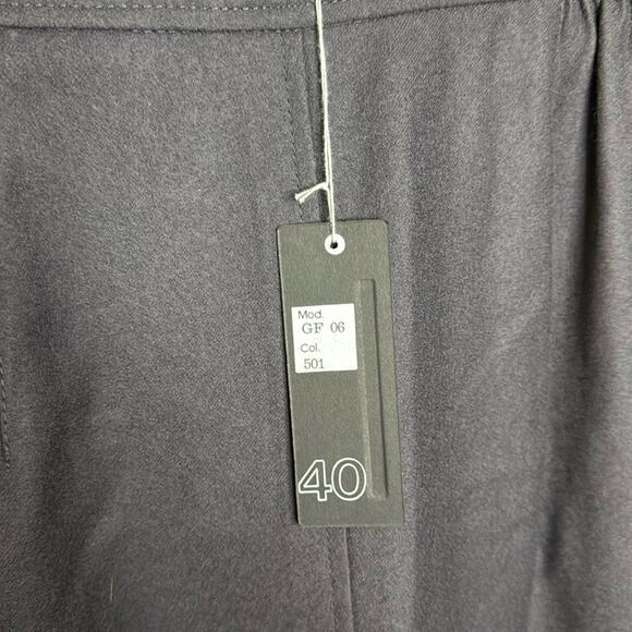 Vintage NWT Umberto Ginocchietti Women's Charcoal Gray Maxi Straight Skirt - Picture 7 of 8